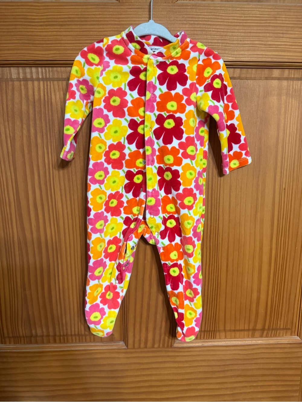 Marimekko Floral Fleece One-Piece 9m